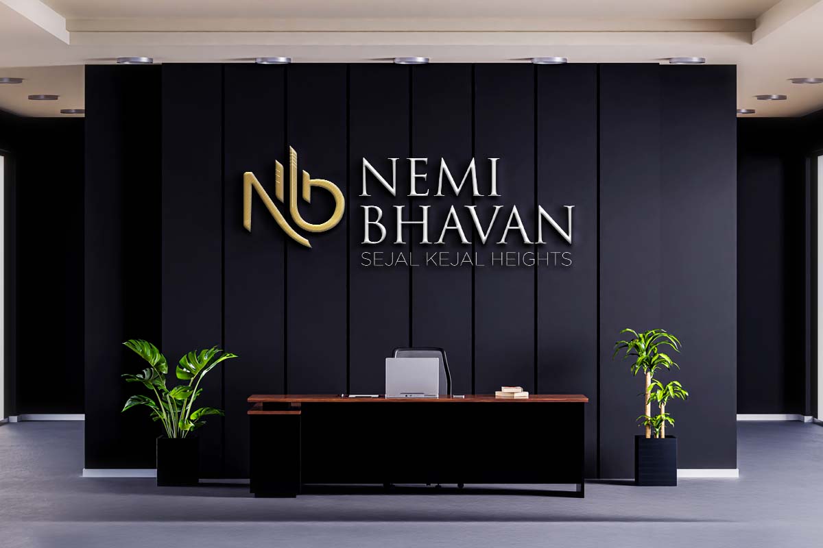 Nemi Bhavan Logo by Brandniti